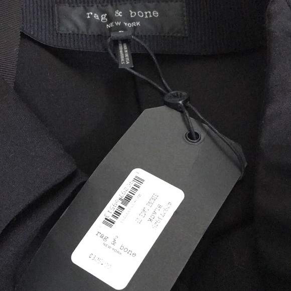 RAG & BONE Black Simone Lace Up Cropped Pant Size 2 - Picture 8 of 10